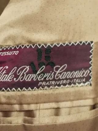 Giacca uomo vintage beige/marrone