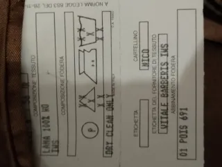 Giacca uomo vintage beige/marrone