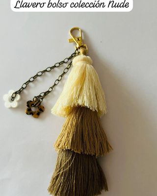 Llavero Corazón Rosa y Verde