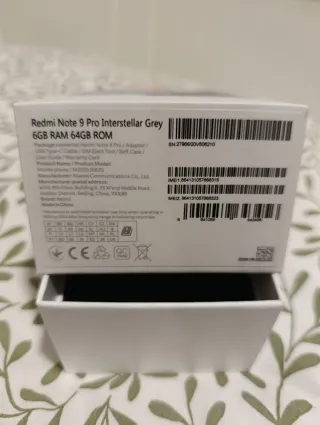 Xiaomi Redmi Note 9 Negro