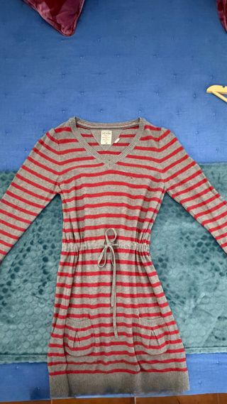 Vestido de punto Tommy Hilfiger rayas S