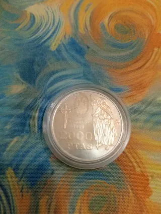 Lote 6 Monedas Plata- 100 gramos plata fina