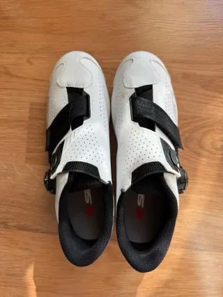Zapatillas Ciclismo Carretera Sidi Blancas -núm 40