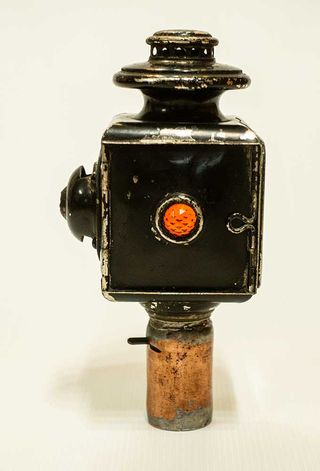 Farol antiguo carruaje con mechero regulable