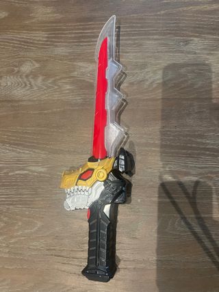 Espada Power Ranger Dino Fury Iluminada