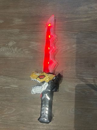 Espada Power Ranger Dino Fury Iluminada