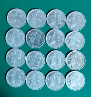 16 Monedas Juan Carlos I Peseta España 1996