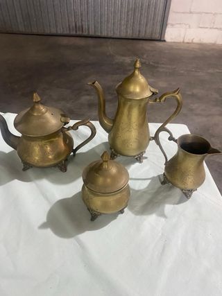 Set Teiera e Zuccheriera Ottone