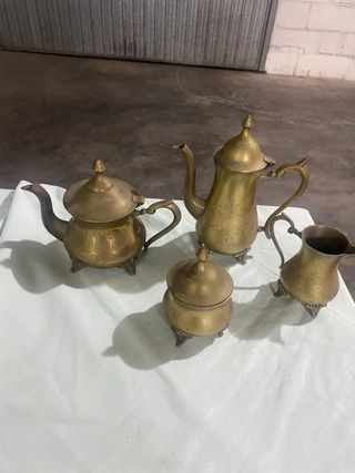 Set Teiera e Zuccheriera Ottone