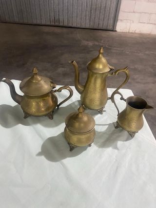 Set Teiera e Zuccheriera Ottone