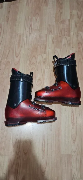 Botas de esquí Lange rojas