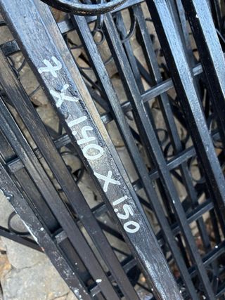 Rejas de hierro forjado