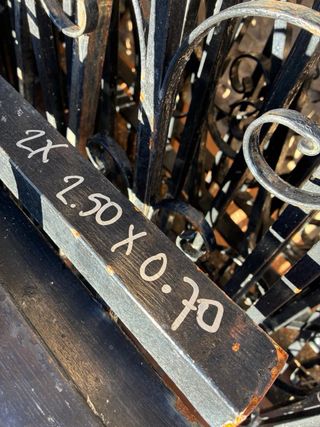 Rejas de hierro forjado