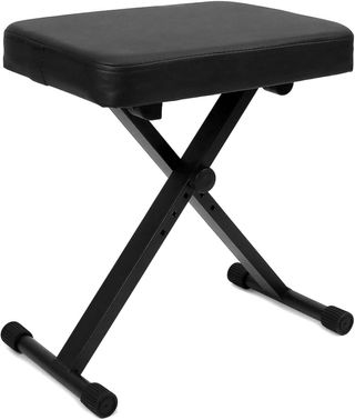 Taburete Plegable Ajustable Negro