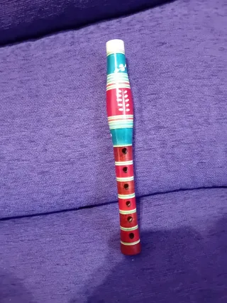 Flauta Andina Peruana Decorada