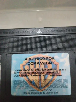 VHS Arsenico por Compasion Cary Grant