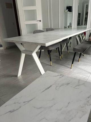 Mesa comedor extensible