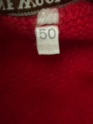 Maglione lana Mauron Spun in Scotland rosso