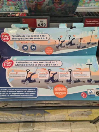 Patinete 4 en 1 Playtive