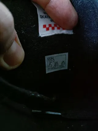 Zapatillas Vans Skate Negras