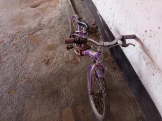 Bicicleta niña morada