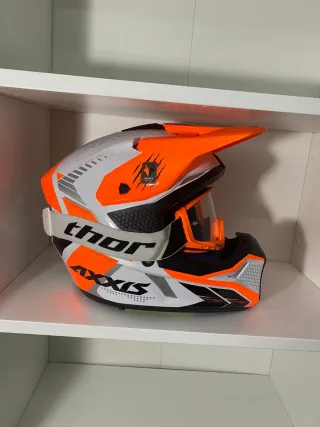 Casco Axxis WOLF + Gafas Thor Motocross