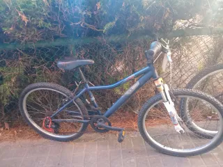 Bicicleta mediana 24 azul
