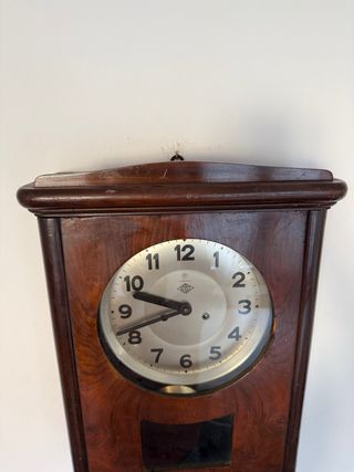 Reloj de Pared Junghans Union Suiza Antiguo