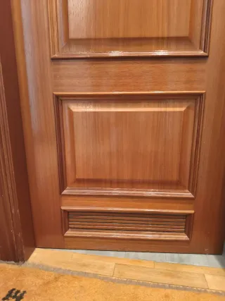 Puerta Madera Roble Baño