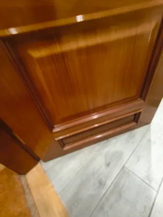 Puerta Madera Roble Baño