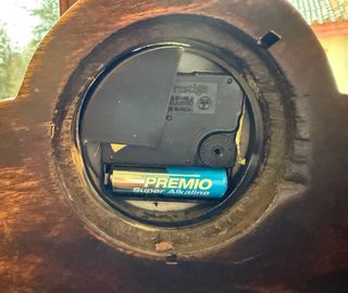 Reloj de Escritorio Madera Colonial