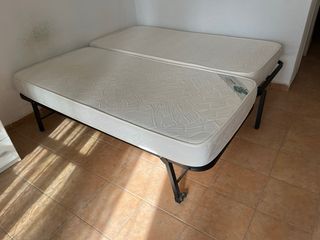 Cama nido doble 90x180cm con 2 colchones