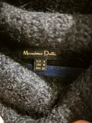 Jersey Massimo Dutti Negro Talla M