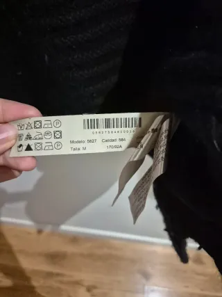 Jersey Massimo Dutti Negro Talla M