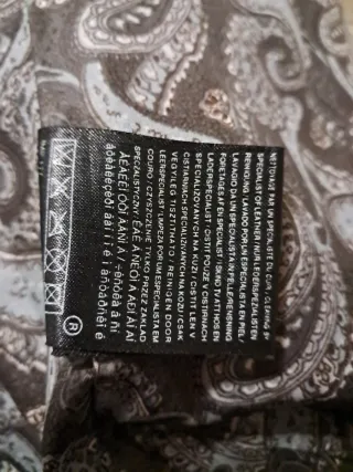 Abrigo de cuero largo negro