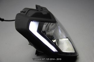 Óptica delantera / Faro YAMAHA MT 125 2014 - 2019