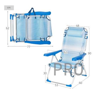 Pacchetto 2 sedie da spiaggia