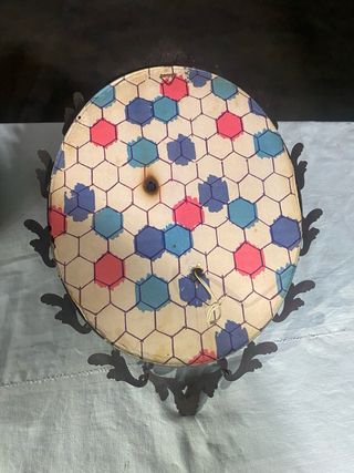 Quadro Madonna con Bambino, cornice barocca