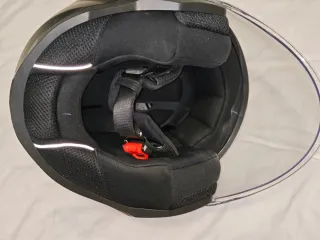 Casco Moto LS2 Negro con Visera.