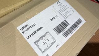 Lavello 2 vasche Inox 80x50