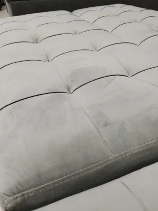 Sofá modular gris de tela 629746578