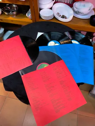 Vinilos Beatles Rojo y Azul Ed. Japonesa