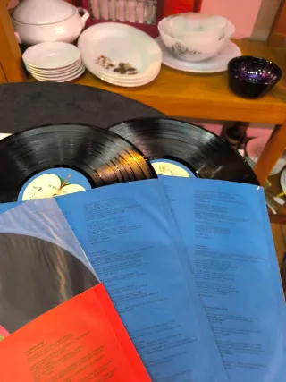 Vinilos Beatles Rojo y Azul Ed. Japonesa