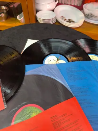 Vinilos Beatles Rojo y Azul Ed. Japonesa
