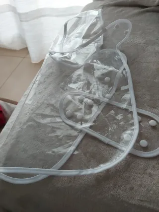 Chubasquero transparente perro pequeño