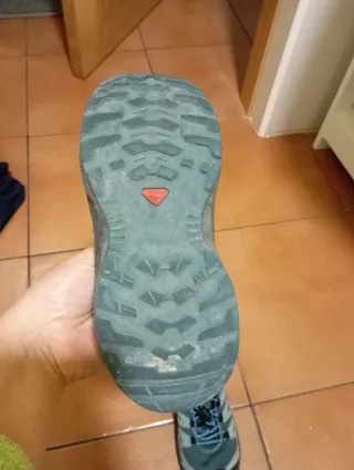 Zapatillas Salomon Montaña Niña Azul/Gris