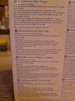 Calienta biberones Chicco