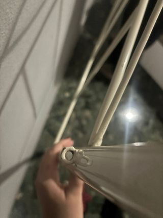 Cabecero de forja blanco