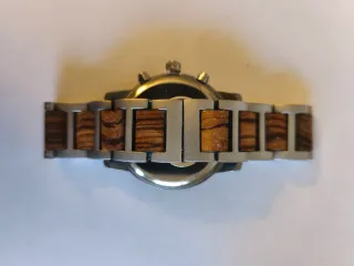 Reloj Madera y Acero Cronógrafo