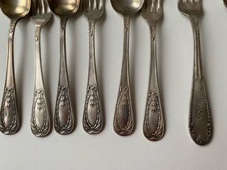 Cubiertos de alpaca y baño de plata